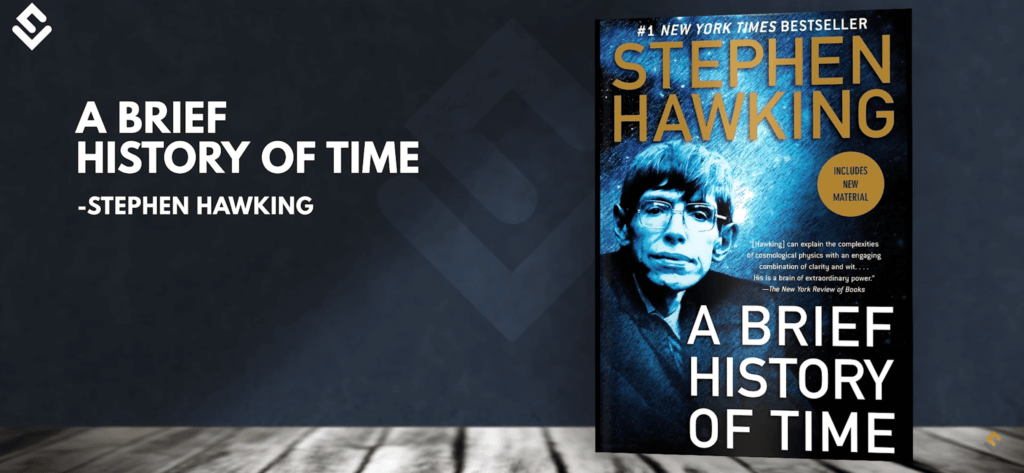 a brief history of time by stephen hawking. Best science books